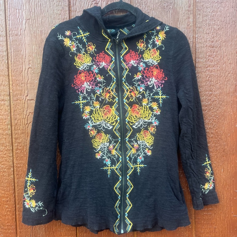 Paparazzi Size XL embroidered boho cottagecore hippie jacket cozy comfy